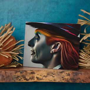 Hatter AI généré Art Plaque