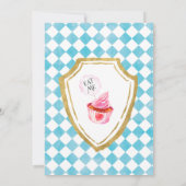 Hatter Alice Au Pays Des Merveilles Invitation Ann (Dos)