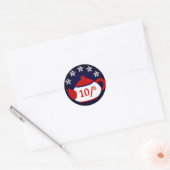Hatter voor President: Tea Party Sticker (Envelop)