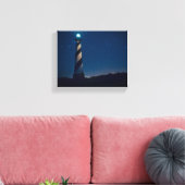 Hatteras Light. Canvas Afdruk (Insitu (Woonkamer))