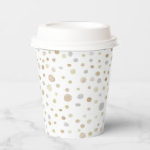 Hattie Confetti Waterverf Stippen Paper Cup