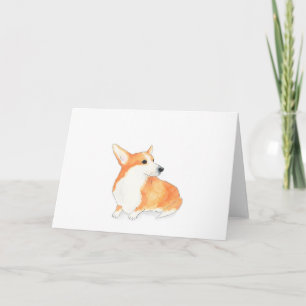 Hattie corgi-kaart kaart