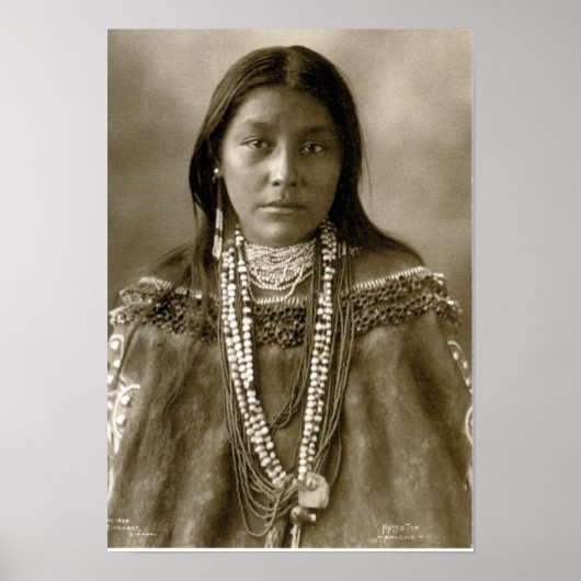 Hattie Tom, Chiricahua Apache Poster (Voorkant)