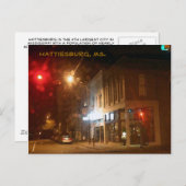 Hattiesburg, mevrouw Briefkaart (Voorkant / Achterkant)