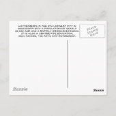 Hattiesburg, mevrouw Briefkaart (Achterkant)