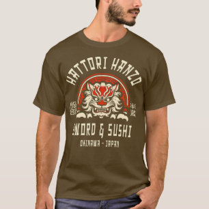 Hattori Hanzo zwaard en sushi 1 T-shirt