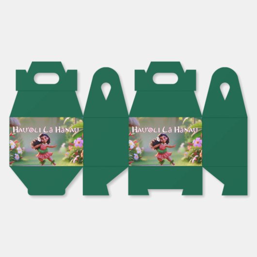 Hauʻoli Hula Princess Bedankdoosjes (Ongevouwen)