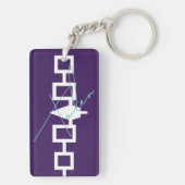 Haudenosaunee Confederatie Vlag Sleutelhanger (achterkant)