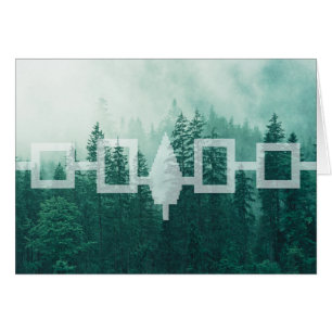 Haudenosaunee Misty Forest Flag Kaart