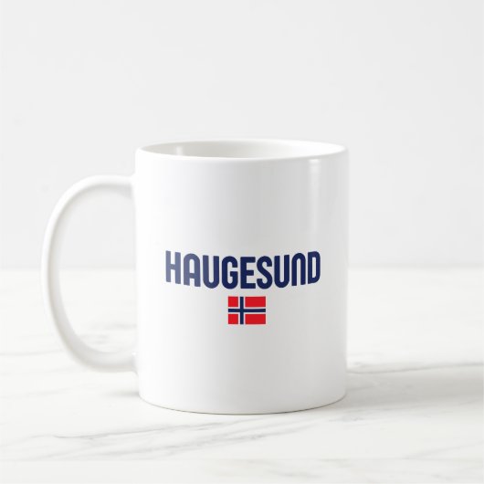 HAUGESUND Noorwegen Koffiemok (Links)
