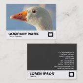 Haughty White Goose Visitekaartje (Voorkant / Achterkant)