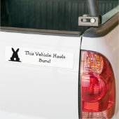 Haul een beetje. bumpersticker (Op Truck)