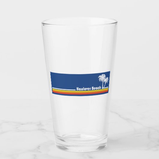 Haulover Beach Miami Florida Glas (Voorkant)