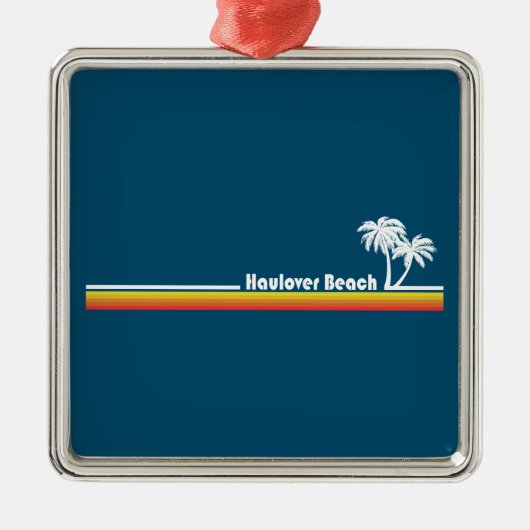 Haulover Beach Miami Florida Metalen Ornament (Voorkant)