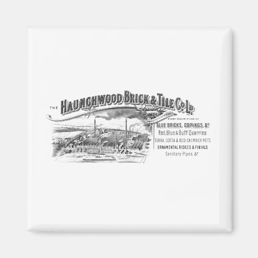 Haunchwood Brick and Tile Co Ltd (Nuneaton) Magnet (Devant)