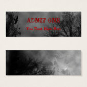 Hauné Sky Halloween Ticket Modèle (Devant & derrière)