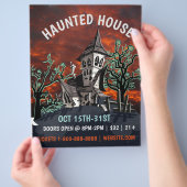 Hauned House Event Flyer (Hand)
