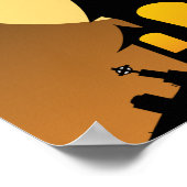 Hauned House Halloween Party Banner Poster (Hoek)