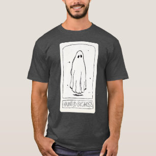 Hauning door geesten Minimalistische halloween Tar T-shirt