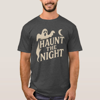 Haunt the Night beroemd gemaakt door Retro Ghost H T-shirt