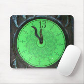 Haunted 13th Hour Clock Mousepad Muismat (Met muis)