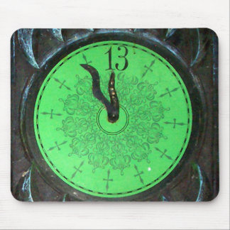 Haunted 13th Hour Clock Mousepad Muismat