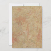 Haunted Asiel Halloween Party Kaart (Achterkant)