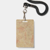 Haunted Asylum Halloween Party Personeel Badge (Achterkant met koord)