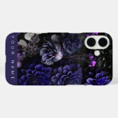 Haunted Blooms Blue Case-Mate iPhone Case (Achterkant (horizontaal))