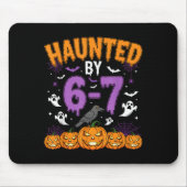 Haunted By 67 Funny Halloween Novelty Costume Meme Muismat (Voorkant)