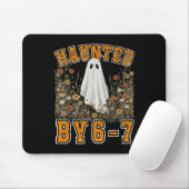 Haunted By 6 7 Ghost Floral 67 Meme Halloween Six Muismat (Met muis)