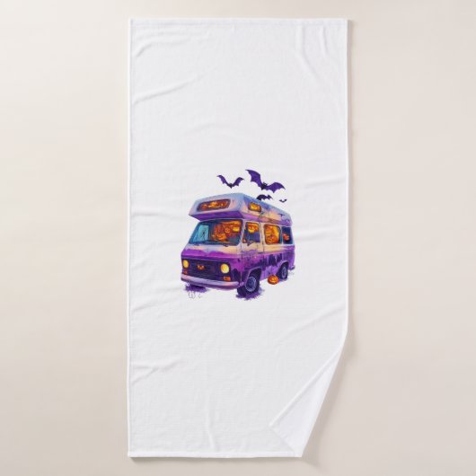  Haunted Camper Van (Serviette de bain)