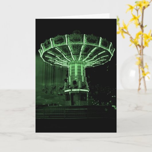 "Haunted" - Carte de voeux (Fleur jaune)