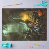 Haunted Castle en Grave Headstone Decoupage Tissuepapier (Craft)