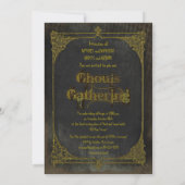 Haunted Castle Halloween Fête Invitation (Dos)