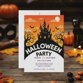 Haunted Castle Halloween Fête Invitation