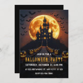 Haunted Castle Halloween Kaart (Voorkant / Achterkant)