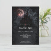 Haunted Castle Halloween Party invitation (Debout devant)