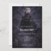Haunted Castle Halloween Party invitation (Devant)