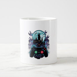 Haunted Castle Horror Gamer Design Mug Extra Grote Beker
