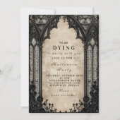 Haunted Cathedral Arch Halloween Kaart (Voorkant)