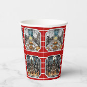 Haunted Christmas Party Cups - set 2 Papieren Bekers (Rechts)