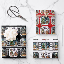 Haunted Christmas Wrapping Paper Set