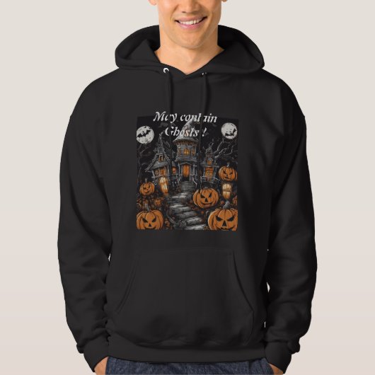 Haunted Citrouille Manor T-Shirt sweat - shirts à  (Devant)