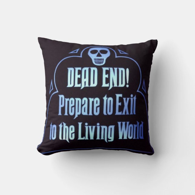 Haunted Dead End Pillow Kussen (Voorkant)