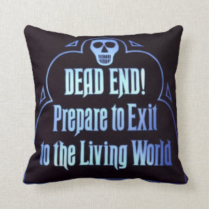 Haunted Dead End Pillow Kussen