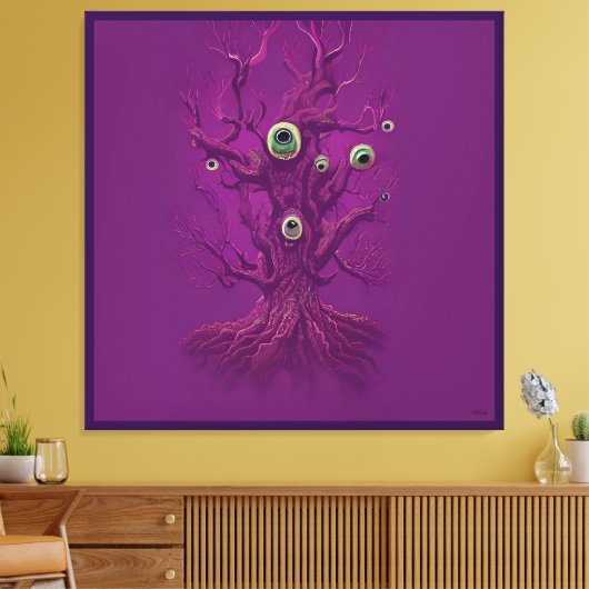 Haunted Dream Tree Canvas Afdruk (Insitu (Woonkamer))