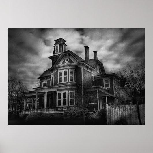 Haunted - Flemington, NJ - Spooky Town Poster (Voorkant)
