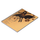 Haunted Forest Dreams Owl Carnet pour Halloween (Côté gauche)