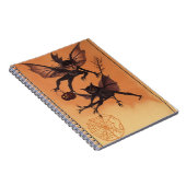 Haunted Forest Dreams Owl Carnet pour Halloween (Côté Droit)